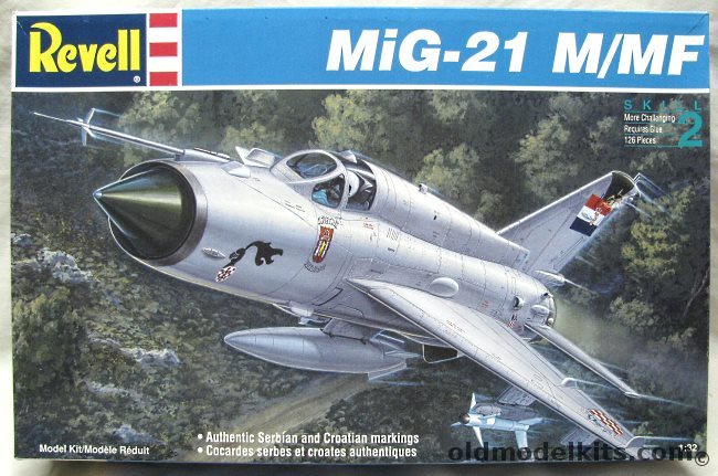 Revell 1/32 Mig-21 M/MF - Serbian / Croatian, 4771 plastic model kit
